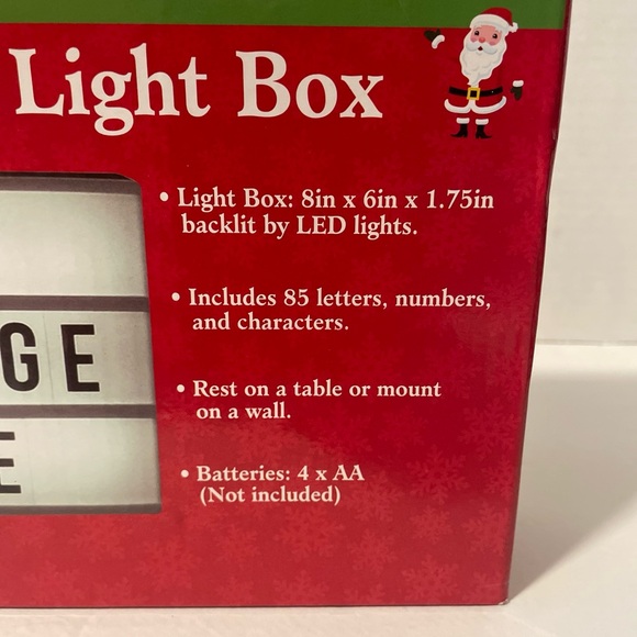 LED Message Light Box 8”x6” New - Picture 3 of 3